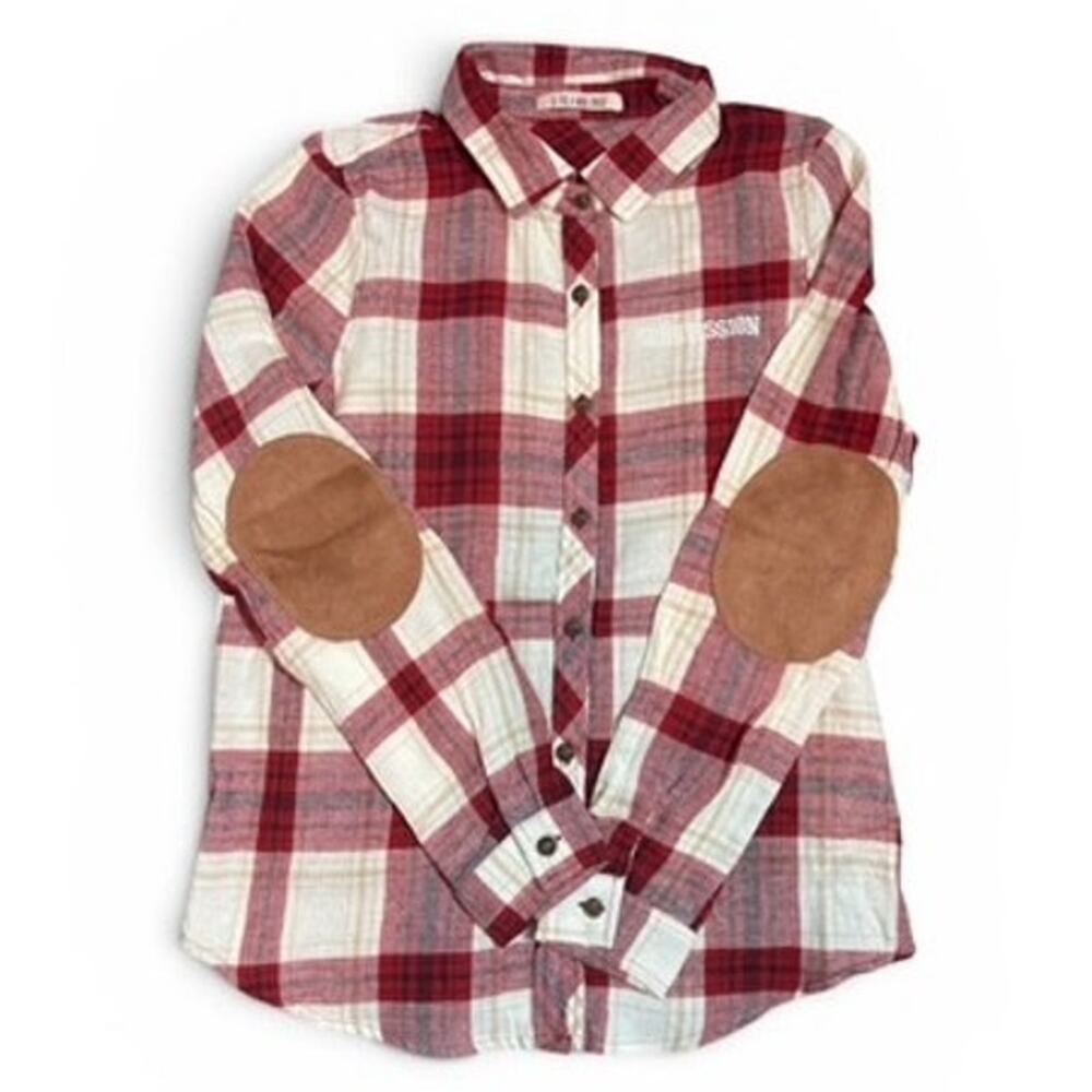 Percussion Flannel Shirt Red/Cream Plaid